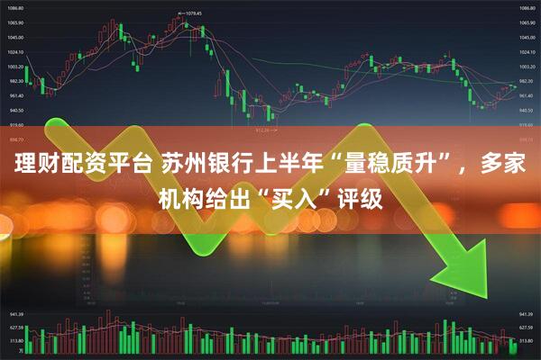 理财配资平台 苏州银行上半年“量稳质升”，多家机构给出“买入”评级